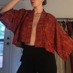 Feathers Boutique Vintage Kimono Crop Jacket ♥️